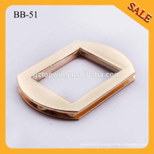 BB51 Top Sale New Handbag Metal Square Ring Slider Adjuster Buckles